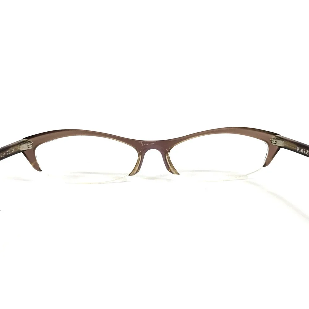 Reiz Augenspiel Eyeglasses Frames NI Col 26 Shiny Purple Brown Cat Eye 50-15-140